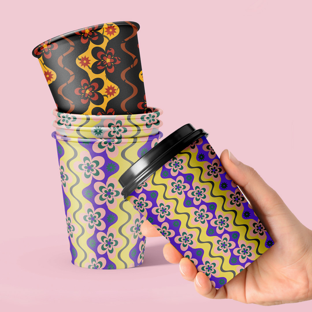 Czarne Poziomki Pattern